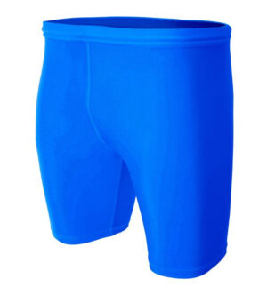 Camanche Track Field PG Moisture wicking 8″ four-way stretch Compression Short-Royal