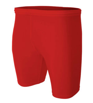 Camanche Track Field PG Moisture wicking 8″ four-way stretch Compression Short-RED