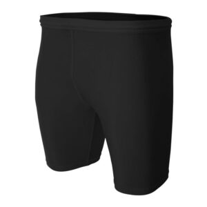 Camanche Track Field PG Moisture wicking 8″ four-way stretch Compression Short -Black