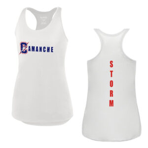 Camanche Track Field PG Augusta Ladies Sojourner Tank-White