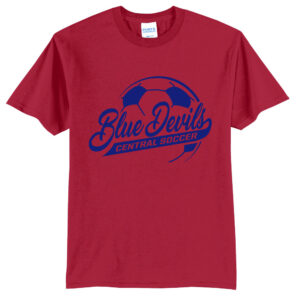 DC Soccer Unisex Short Sleeve Tee-Red