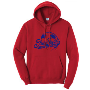 DC Soccer Unisex Fleece Hooded Sweatshirt-Red