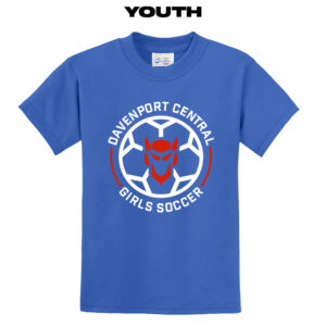 DC Soccer Youth Short Sleeve Tee-Royal