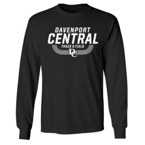 DC Track Field Unisex Cotton Long Sleeve Tee-Black