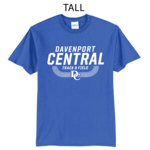 DC Track Field Tall Short Sleeve Tee-Royal