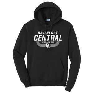 DC Track Field Unisex Fleece Hooded Sweatshirt-Black