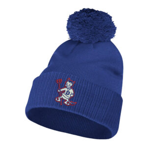 DC Track Field Adidas Solid Cuffed Pom Beanie Stocking Cap – Team Royal Blue