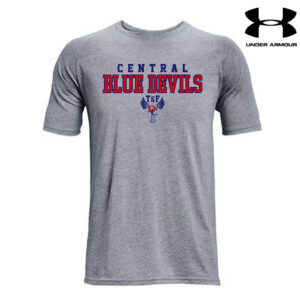 DC Track Field Men Under Armour Athletics soft cotton blend T-shirt-Steel Grey