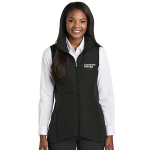 Diamond Drives Port Authority Ladies Collective Insulated Vest-Black