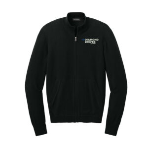 Diamond Drives Port Authority Easy Care Full-Zip Sweater Men-Black