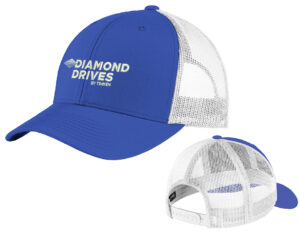 Diamond Drives Sport-Tek Yupoong Retro Trucker Cap-Royal/White