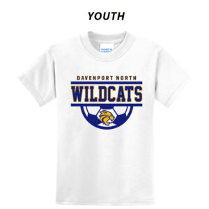 DN Soccer Youth Short Sleeve Tee-White