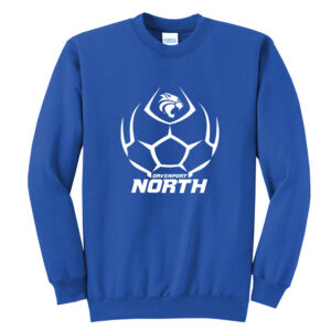 DN Soccer Unisex Fleece Crewneck Sweatshirt-Royal