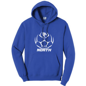 DN Soccer Unisex Fleece Hooded Sweatshirt-Royal