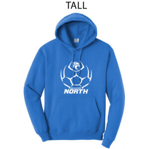 DN Soccer Tall Hooded Sweatshirt-Royal