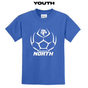 DN Soccer Youth Short Sleeve Tee-Royal