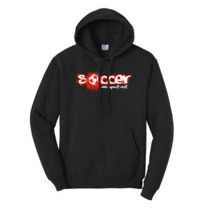 DW Soccer Unisex Basic Hooded Sweatshirt-Black