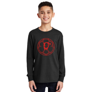 DW Soccer Youth Long Sleeve Tee-Black