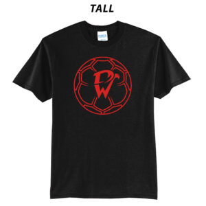 DW Soccer Tall Short Sleeve Tee-Black