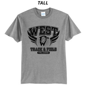 DW Track Field Tall Short Sleeve Tee-Grey