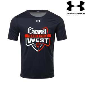 DW Track Field Under Armour short sleeve Men’s Team Tech Tee-Black