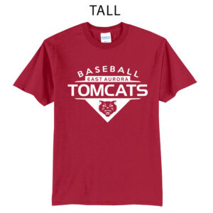 EA Baseball Tall Short Sleeve Tee-Red