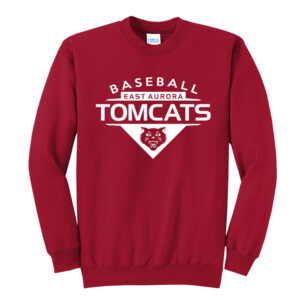 EA Baseball Unisex Fleece Crewneck Sweatshirt-Red