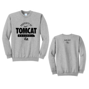 EA Baseball Unisex Core Fleece Crewneck Sweatshirt-Athletic Heather