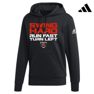 EA Baseball Adidas Fleece Hooded Sweatshirt- Black