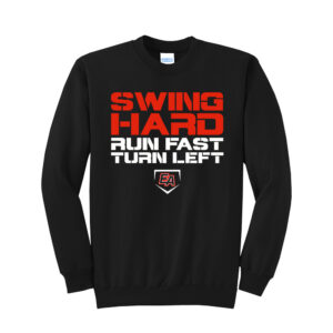 EA Baseball Unisex Fleece Crewneck Sweatshirt-Black