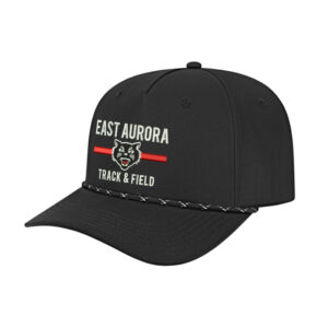 EA Track Field Athletic Rope Cap-Black/Black/White
