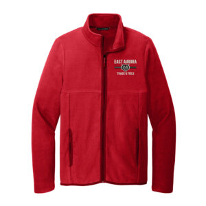 EA Track Field Port Authority Men Connection Fleece Jacket-Rich Red