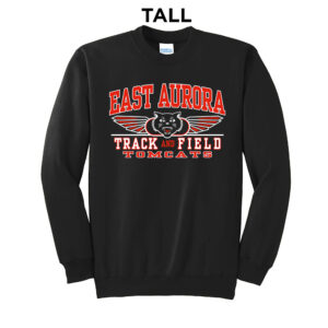 EA Track Field Tall Fleece Crewneck Sweatshirt-Black
