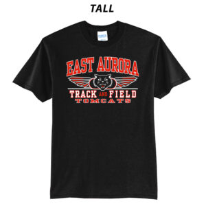 EA Track Field Tall Short Sleeve Tee-Black
