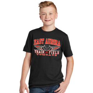 EA Track Field Youth Premium Short Sleeve Tee-Black