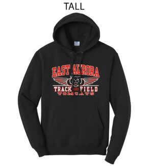 EA Track Field Tall Fleece Hooded Sweatshirt-Black