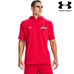 Steamer Softball Under Armour Men’s UA Command Short Sleeve Hoodie-Red