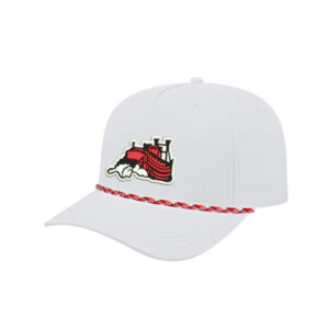 Steamers Cap America Athletic Rope Cap-White/Red/White/Black Rope