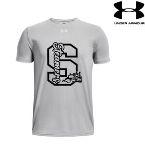 Steamers Under Armour Men Team Tech Short Sleeve Tee-Mod Grey