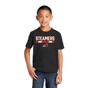 Steamers YOUTH Short Sleeve Tee-Black