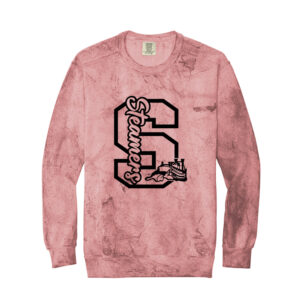 Steamers Comfort Colors Color Blast Crewneck Sweatshirt-Clay