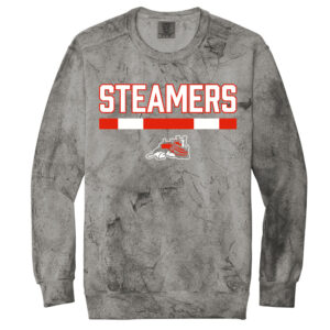 Steamers Comfort Colors Color Blast Crewneck Sweatshirt-Smoke