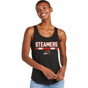 Steamers District Women’s Perfect Tri Relaxed Tank-Black