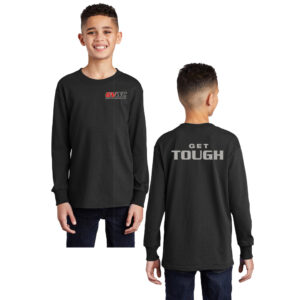 GVWC Youth Cotton Long Sleeve Tee-Black