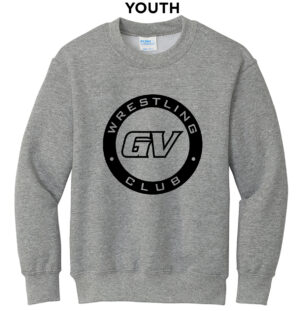 GVWC Youth Fleece Crewneck Sweatshirt-Athletic Heather