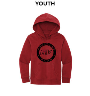 GVWC Youth Premium Fleece Hooded Sweatshirt-Red