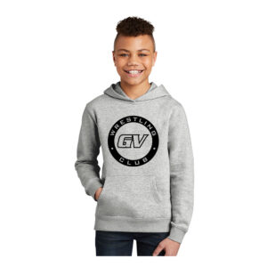 GVWC Youth Premium Fleece Hooded Sweatshirt-Light Heather Grey