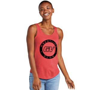 GVWC District Women’s Perfect Tri Relaxed Tank-Red Frost