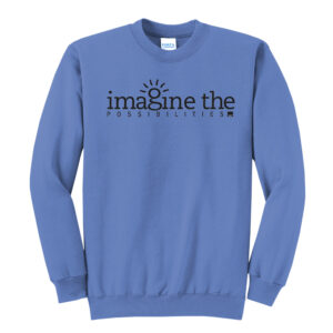 ITP March Unisex Core Fleece Crewneck Sweatshirt-Carolina Blue