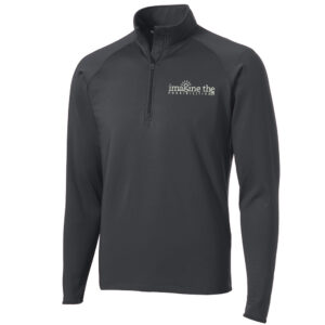 ITP March Sport-Tek Sport-Wick Stretch 1/2-Zip Pullover Men-Charcoal Grey